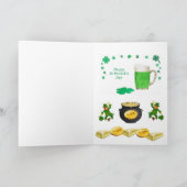 Carte de voeux Saint Patrick's Day (Intérieur)