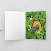 Carte de voeux Saint Patrick's Day (Intérieur)