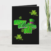 Carte de voeux Saint Patrick's Day (Devant)