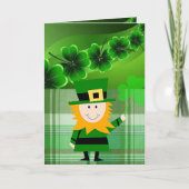 Carte de voeux Saint Patrick's Day (Devant)