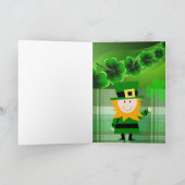 Carte de voeux Saint Patrick's Day (Intérieur)