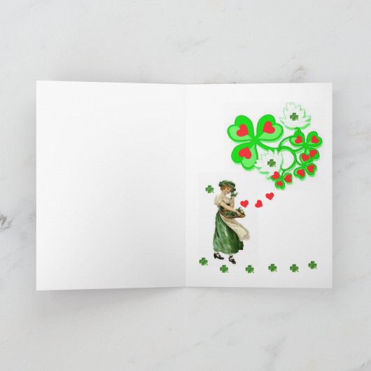 Carte de voeux Saint Patrick's Day (Intérieur)