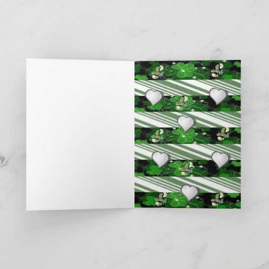 Carte de voeux Saint Patrick's Day (Intérieur)