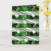 Carte de voeux Saint Patrick's Day (Fleur jaune)