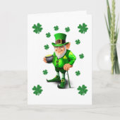 Carte de voeux Saint Patrick's Day (Devant)