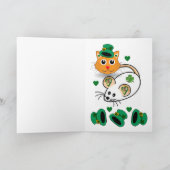 Carte de voeux Saint Patrick's Day (Intérieur)