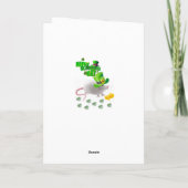 Carte de voeux Saint Patrick's Day (Dos)