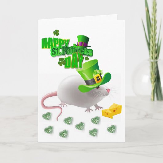 Carte de voeux Saint Patrick's Day (Devant)