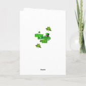 Carte de voeux Saint Patrick's Day (Dos)