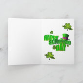 Carte de voeux Saint Patrick's Day (Intérieur)