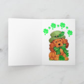 Carte de voeux Saint Patrick's Day (Intérieur)