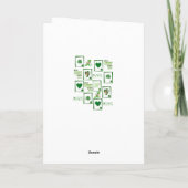 Carte de voeux Saint Patrick's Day (Dos)