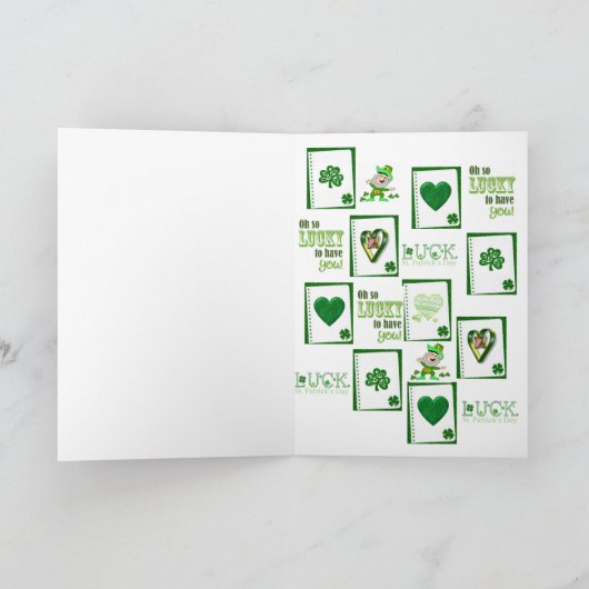 Carte de voeux Saint Patrick's Day (Intérieur)