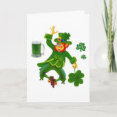 Carte de voeux Saint Patrick's Day (Devant)