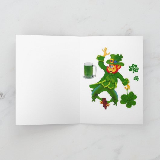 Carte de voeux Saint Patrick's Day (Intérieur)