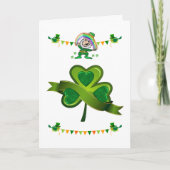 Carte de voeux Saint Patrick's Day (Devant)
