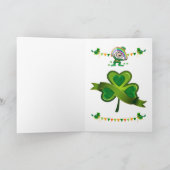 Carte de voeux Saint Patrick's Day (Intérieur)