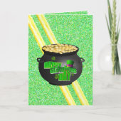 Carte de voeux Saint Patrick's Day (Devant)