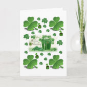 Carte de voeux Saint Patrick's Day (Devant)
