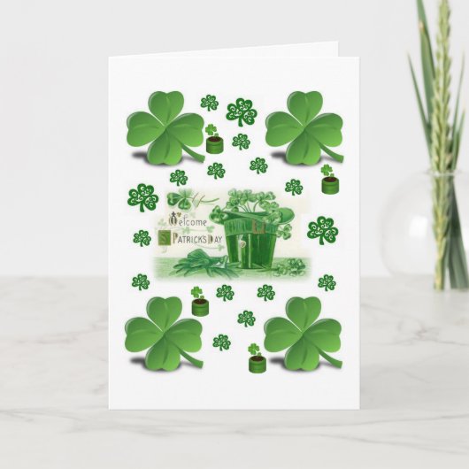 Carte de voeux Saint Patrick's Day (Devant)