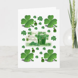 Carte de voeux Saint Patrick's Day