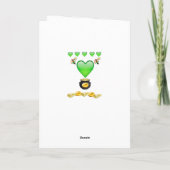 Carte de voeux Saint Patrick's Day (Dos)