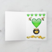 Carte de voeux Saint Patrick's Day (Intérieur)