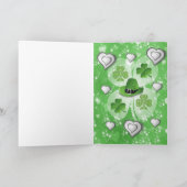 Carte de voeux Saint Patrick's Day (Intérieur)