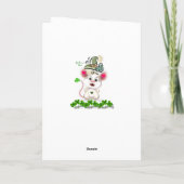 Carte de voeux Saint Patrick's Day (Dos)