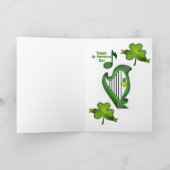 Carte de voeux Saint Patrick's Day (Intérieur)