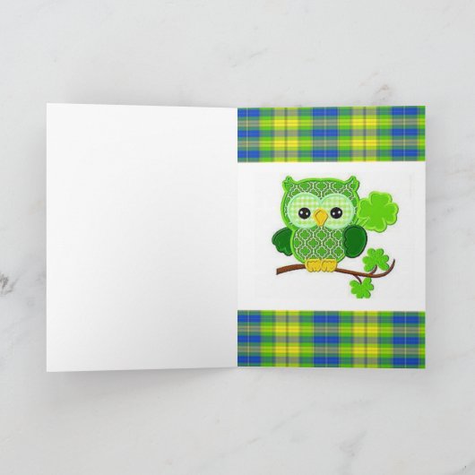 Carte de voeux Saint Patrick's Day (Intérieur)