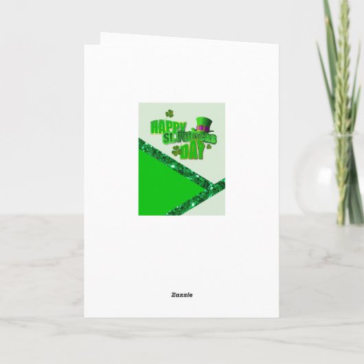 Carte de voeux Saint Patrick's Day (Dos)