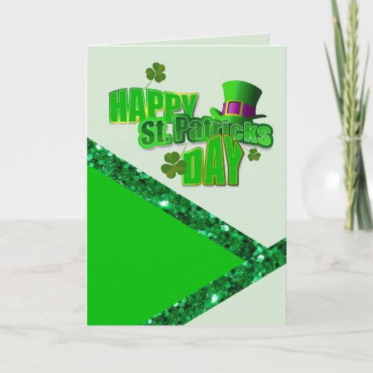 Carte de voeux Saint Patrick's Day (Devant)