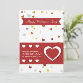 Carte de voeux Saint Valentin (Debout devant)