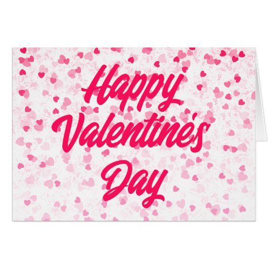 Carte de voeux Saint Valentin et amour (Devant horizontal)