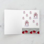Carte de voeux Saint Valentin Snowman (Intérieur)