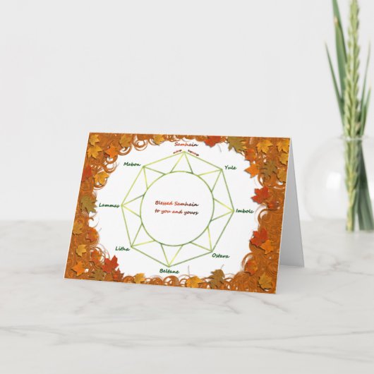 Carte de voeux Samhain (Devant)