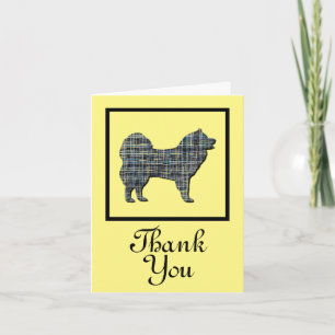 Carte de voeux Samoyed Chien Merci