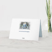 carte de voeux santa claus (Dos)