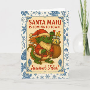 Carte de vœux Santa Mahj !
