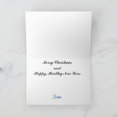 Carte de vœux sapin de Noël en papier toilette (Intérieur)