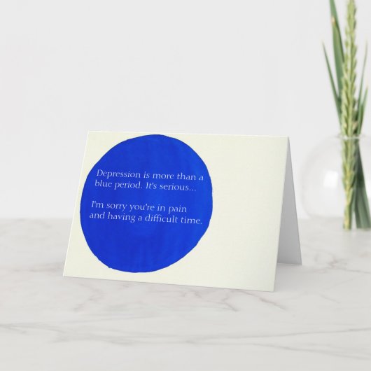 Carte de voeux Sara pour la santé mentale (Devant)