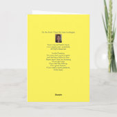 Carte de voeux Sara pour la santé mentale (Dos)