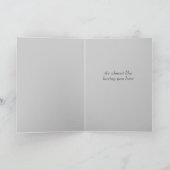 Carte de voeux Sarcastique Missing You (Intérieur)