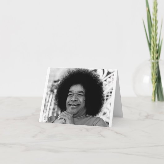 Carte de voeux Sathya Sai Baba (Devant)