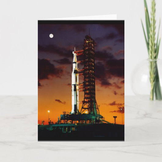 Carte de voeux Saturn V (Devant)