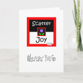 Carte de voeux Scatter Joy (Devant)