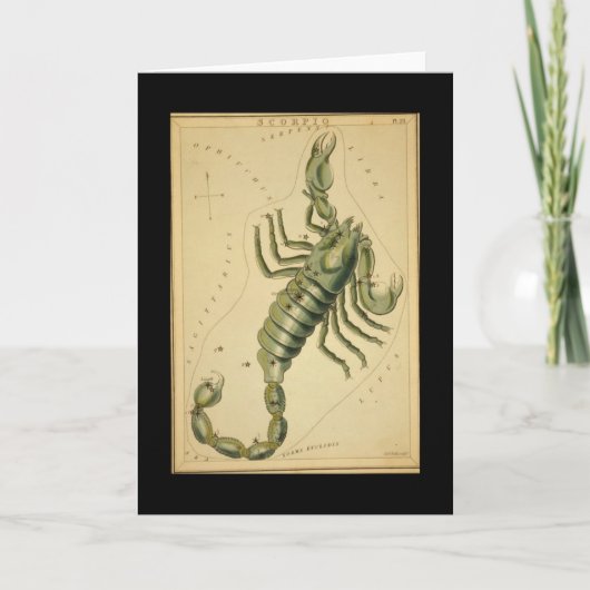 Carte de voeux Scorpio (Devant)