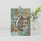 Carte de voeux Scorpion (Debout devant)