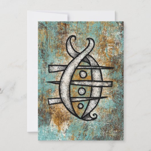 Carte de voeux Scorpion (Devant)